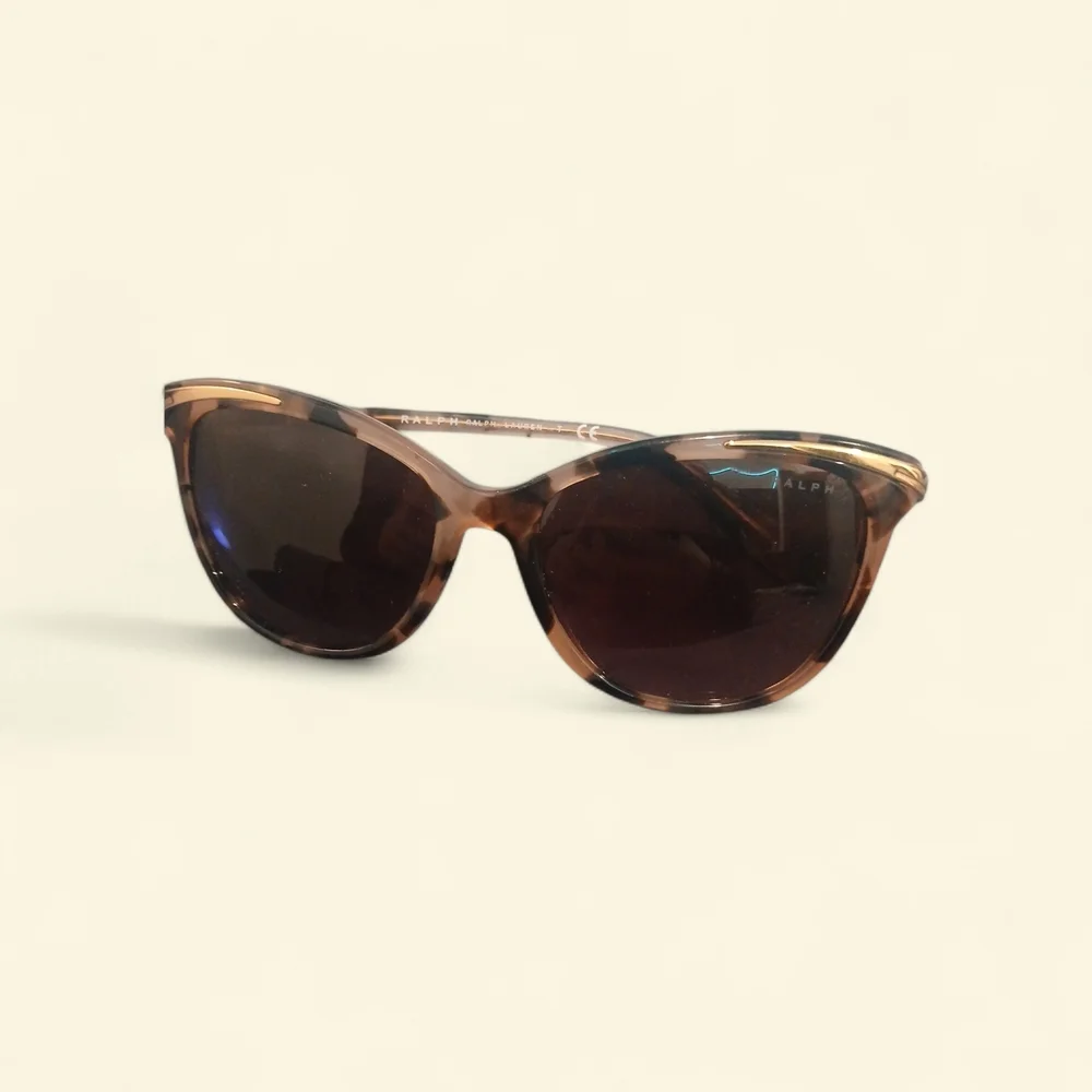Ralph By Ralph Lauren Pink Tone Tortoise Shell Sunglasses - Picture 11 of 13